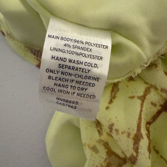 BP. Yellow Ruched Cami Top Size 1X NWT - Picture 6 of 6